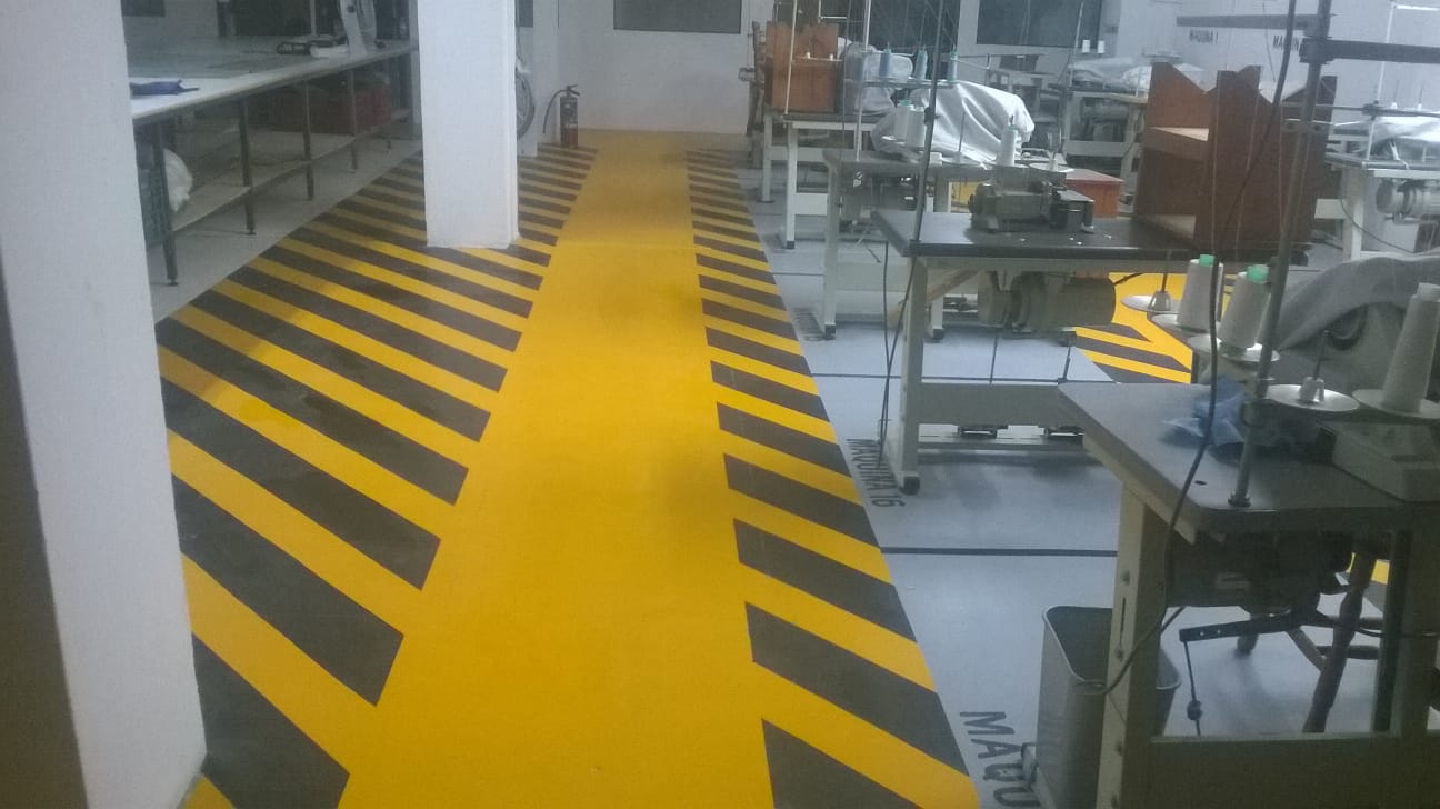 Piso pintado
